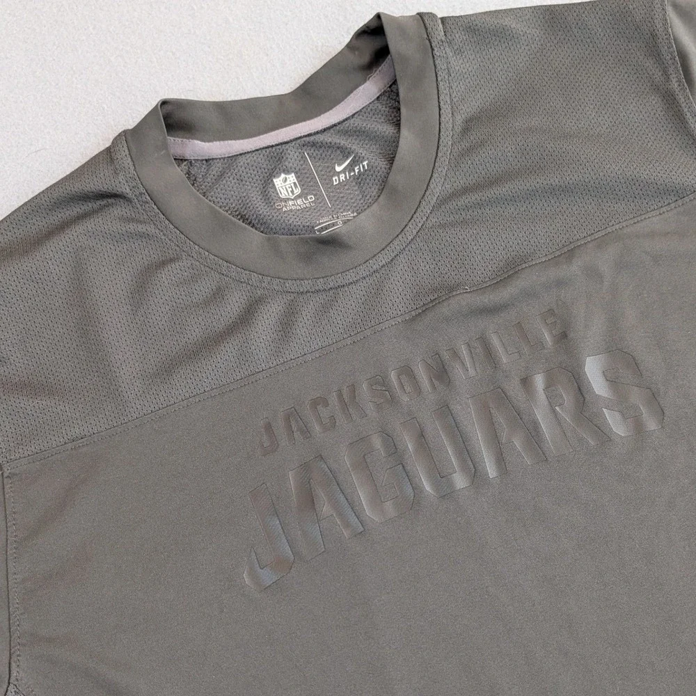 Nike Jacksonville Jaguars Shirt Mens Size Large Gray‎ NFL